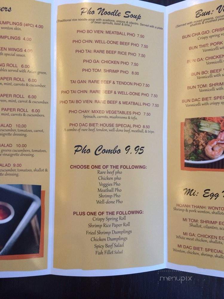 La Pho - Irvine, CA menu_pic