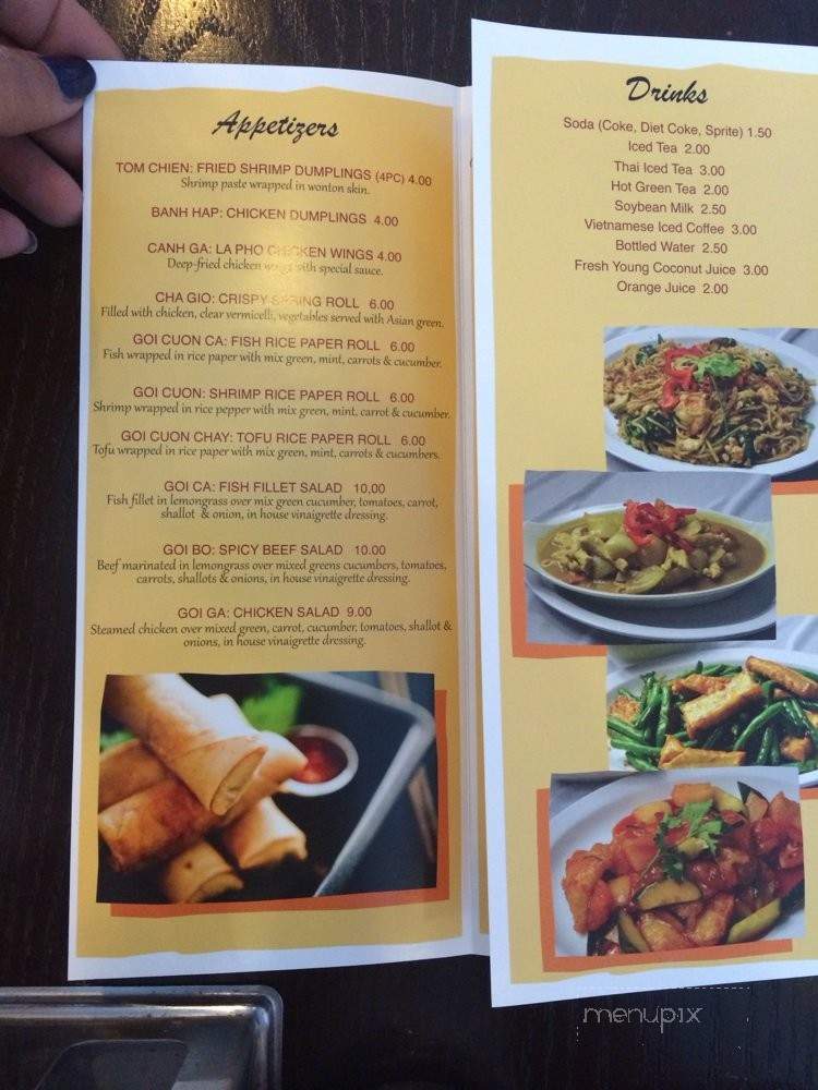La Pho - Irvine, CA menu_pic