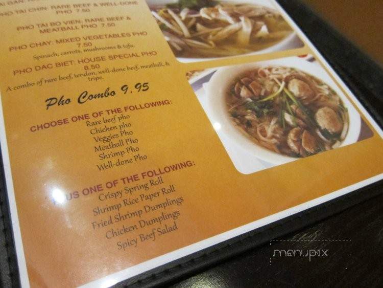 La Pho - Irvine, CA menu_pic