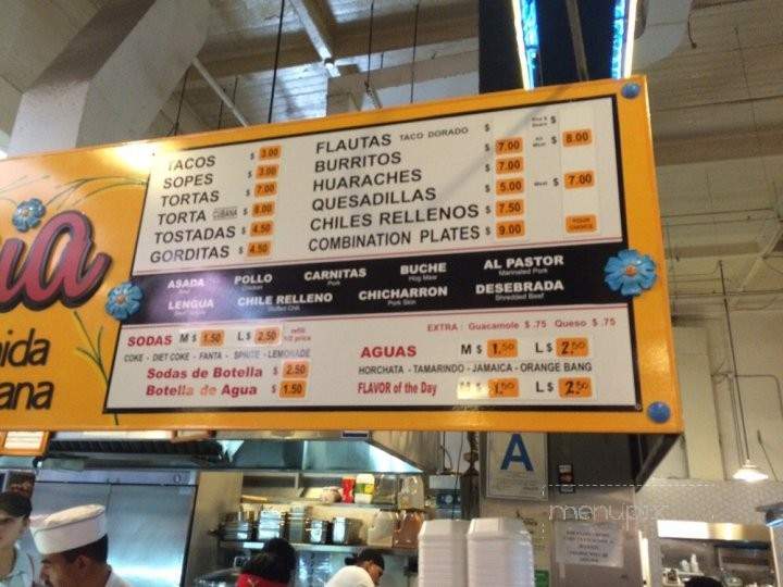 Ana Maria's - Los Angeles, CA menu_pic