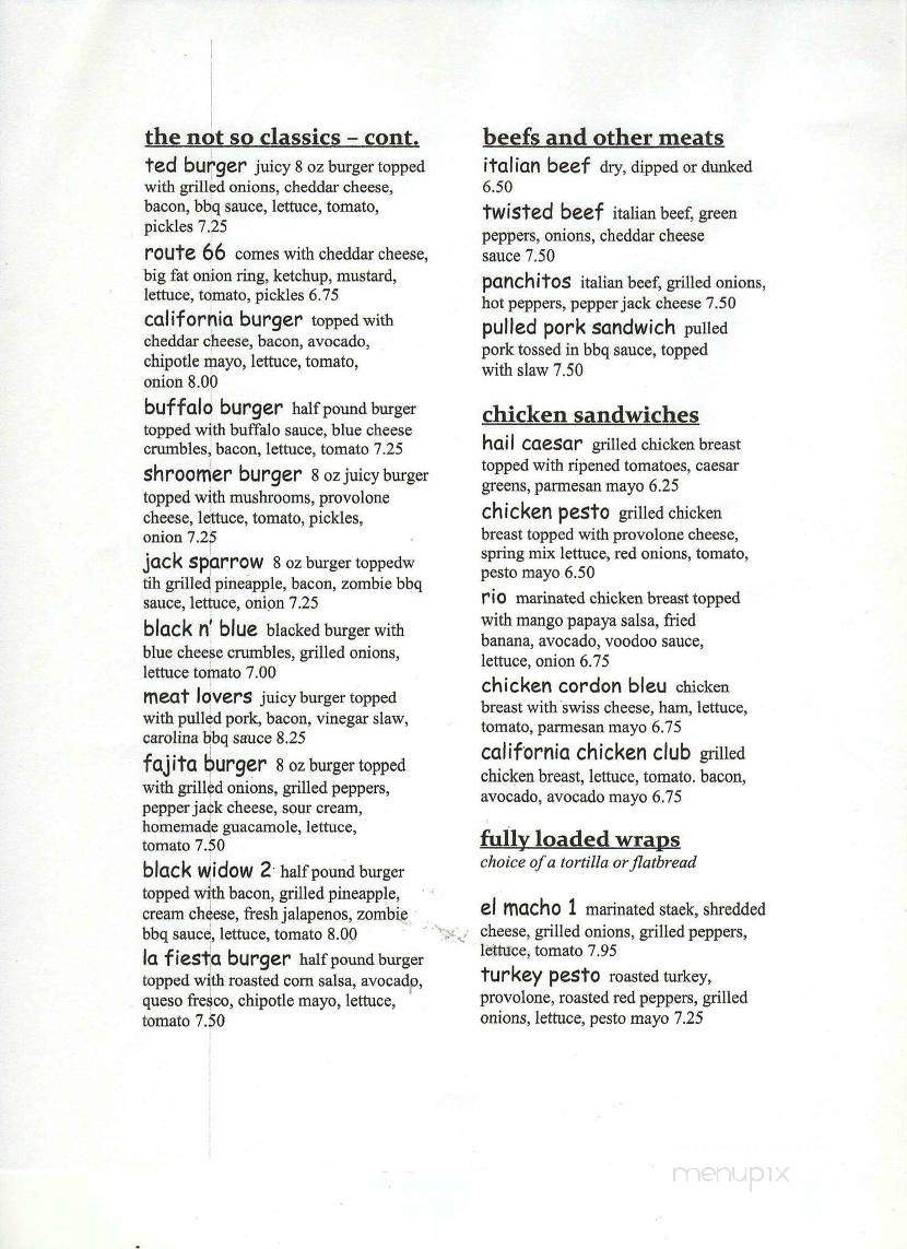 Twisted Burger - Grayslake, IL menu_pic