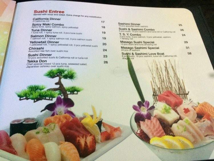 Masago Japansese Restaurant - Ridgewood, NJ menu_pic