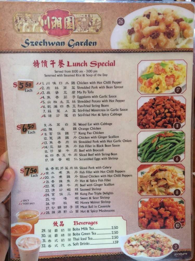 Online Menu Of Szechwan Garden Chandler Az