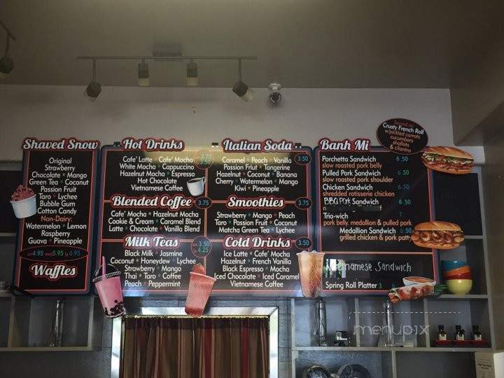 Fluffy Sno - Folsom, CA menu_pic