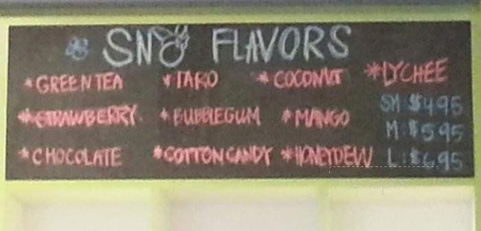 /250910172/Fluffy-Sno-Menu-Folsom-CA - Folsom, CA