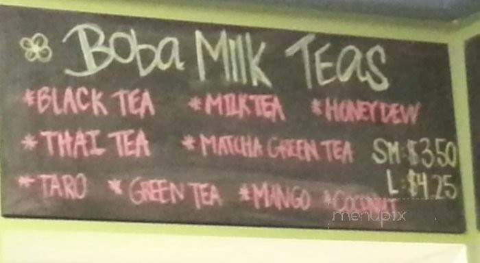 Fluffy Sno - Folsom, CA menu_pic