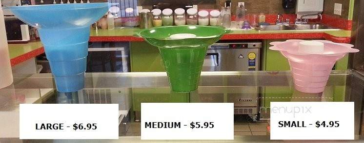 Fluffy Sno - Folsom, CA menu_pic