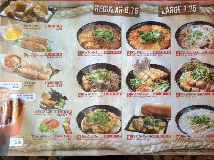 Nha Trang Kitchen - San Gabriel, CA menu_pic