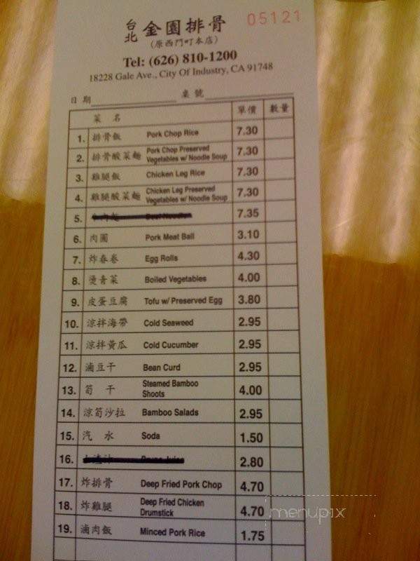 Kingchops - Industry, CA menu_pic