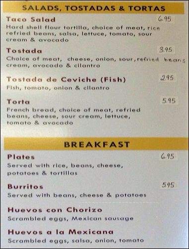 Ole Ole Burrito Express - Oakland, CA menu_pic