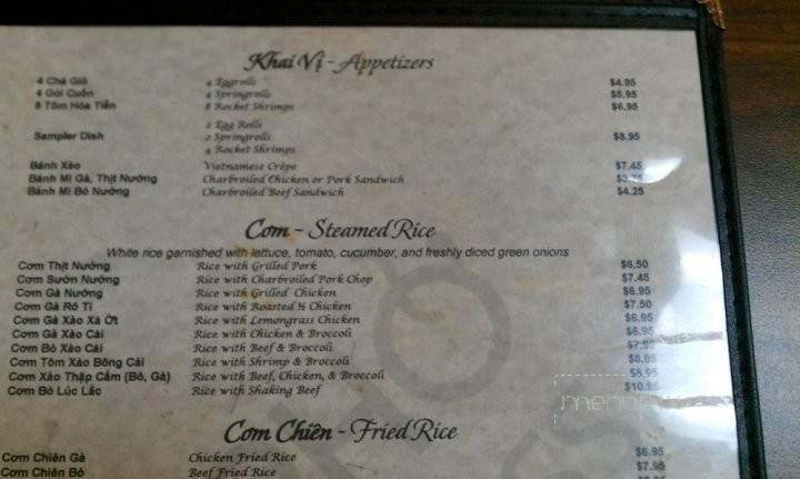Pho Xpress - Corona, CA menu_pic