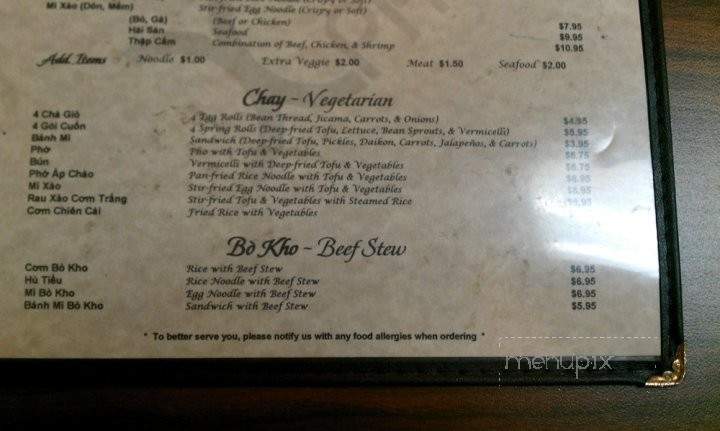 Pho Xpress - Corona, CA menu_pic