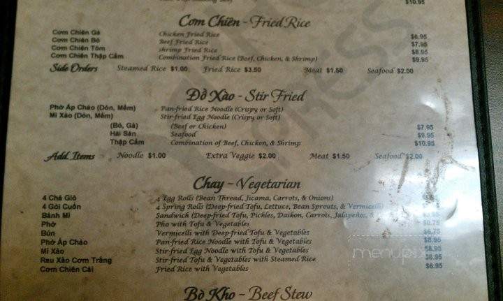Pho Xpress - Corona, CA menu_pic