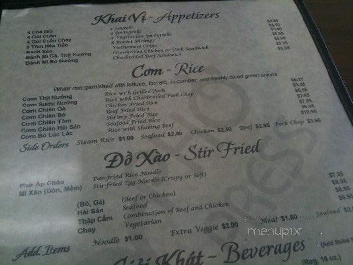 Pho Xpress - Corona, CA menu_pic