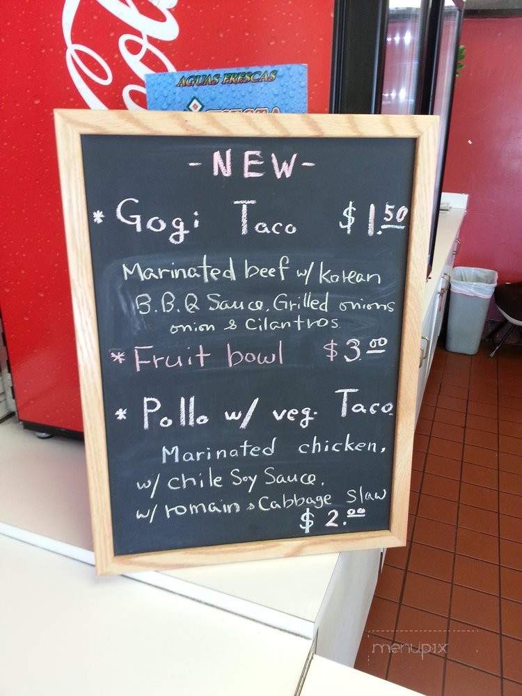 Javier's - Pasadena, CA menu_pic