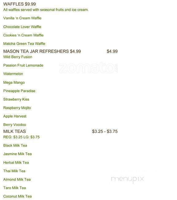 Java Land Coffee Haus - Richardson, TX menu_pic