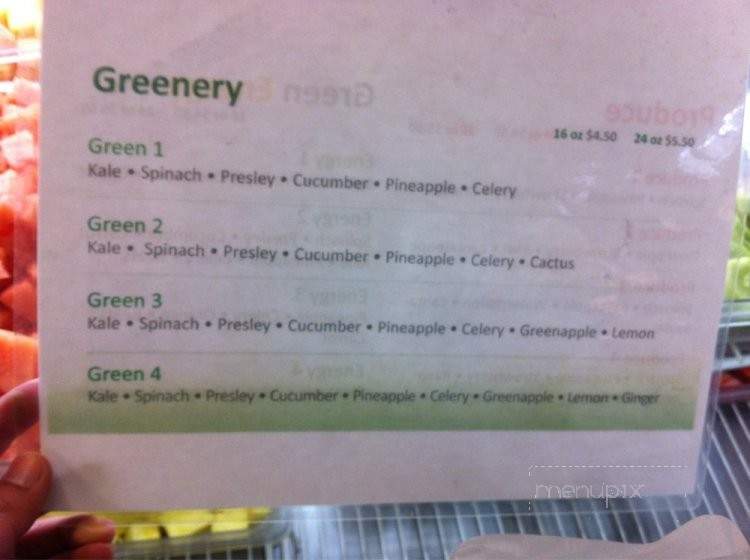 Green Crush - Montebello, CA menu_pic