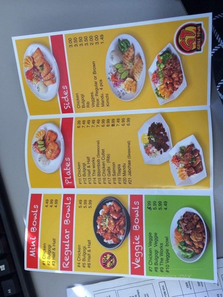 Grill Town - Norwalk, CA menu_pic