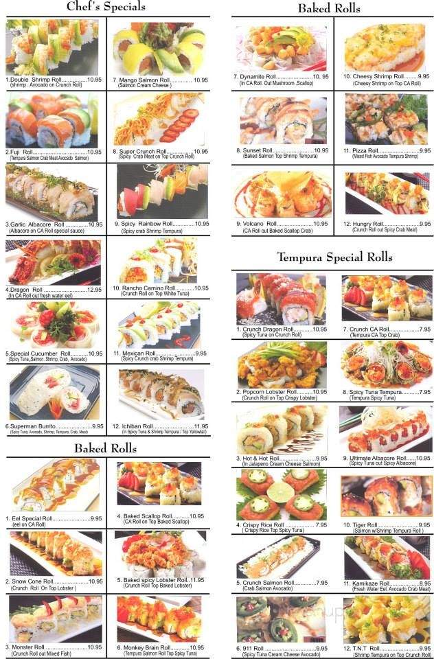 J Sushi & Ramen - Pomona, CA menu_pic