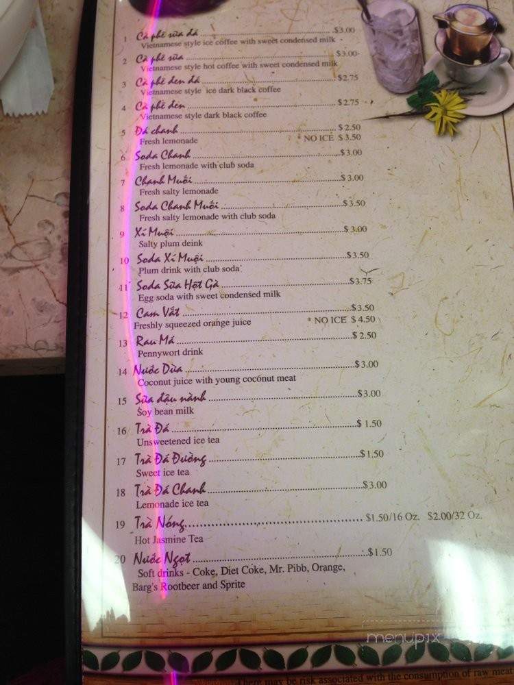 Pho Dai Loi - Forest Park, GA menu_pic