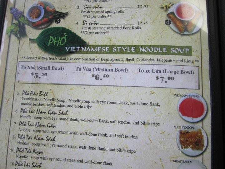 Pho Dai Loi - Forest Park, GA menu_pic