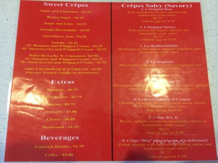 Saley's Classic - Seattle, WA menu_pic