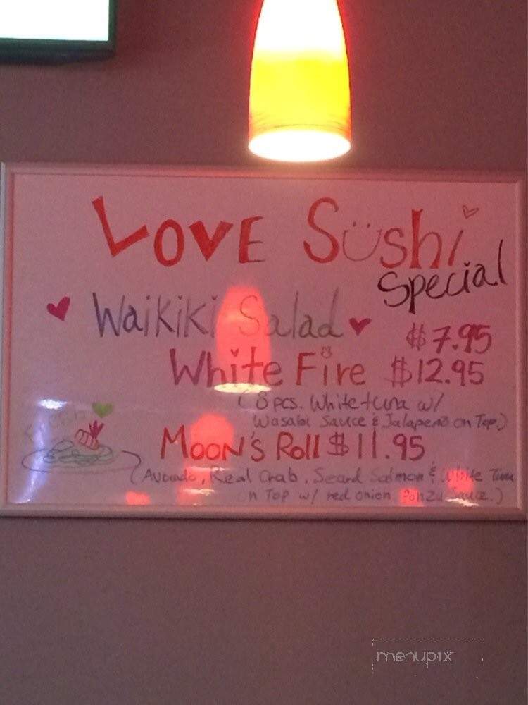 Love Sushi - San Pedro, CA menu_pic