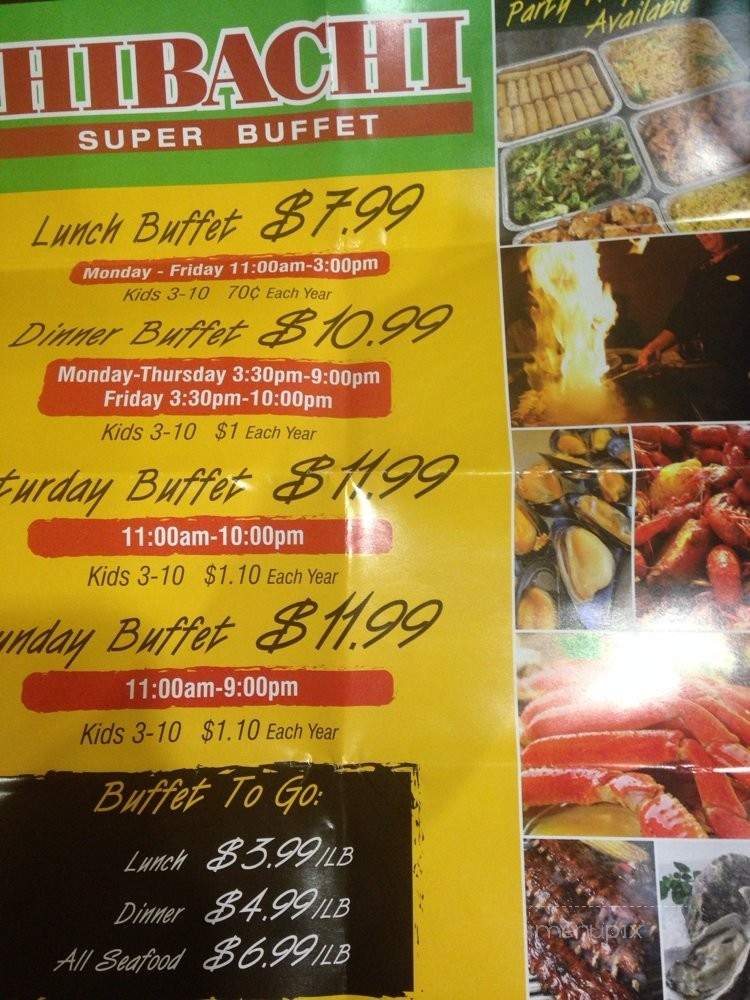 Hibachi Super Buffet - Covina, CA menu_pic