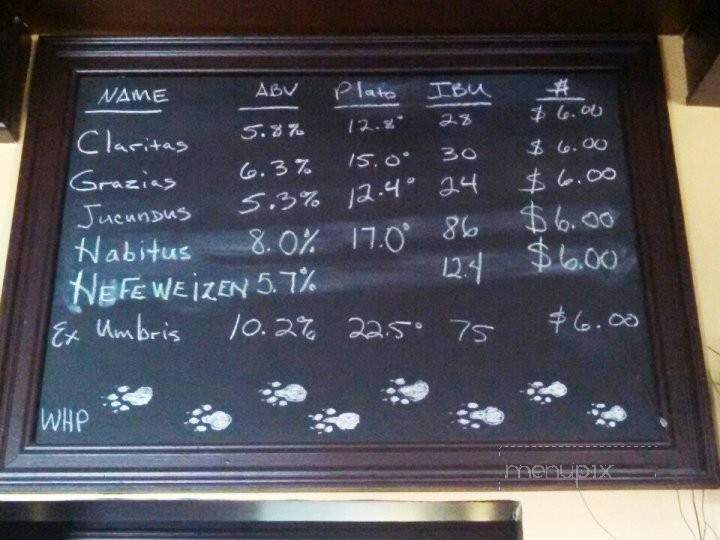 Wolf's Head Pub And Eatery - San Diego, CA menu_pic