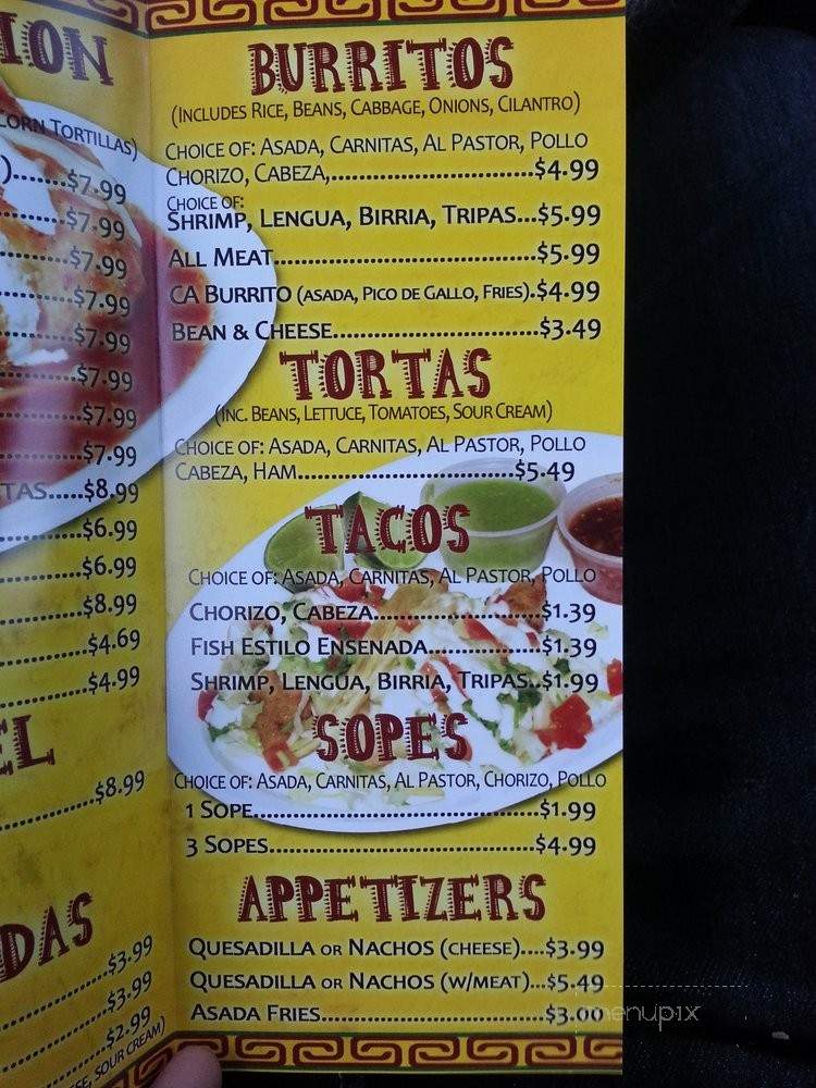Los Amigos Restaurant - Walnut, CA menu_pic