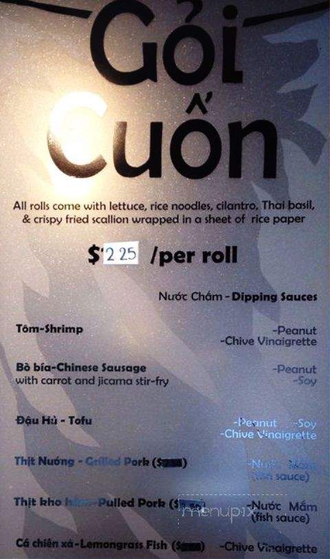 Banh Mi Unwrapped - Seattle, WA menu_pic