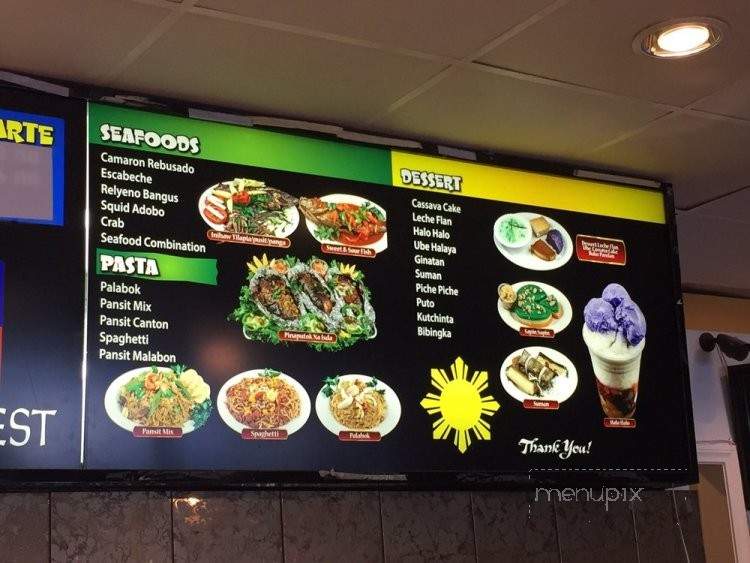 Pinoy Pam's Best - Lake Forest, CA menu_pic