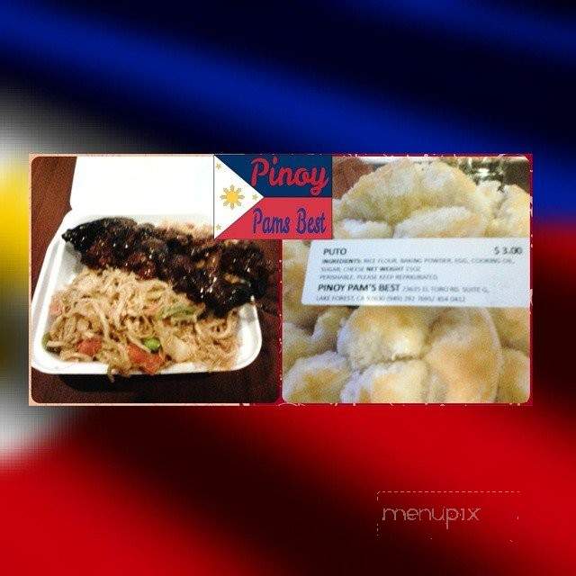 Pinoy Pam's Best - Lake Forest, CA menu_pic