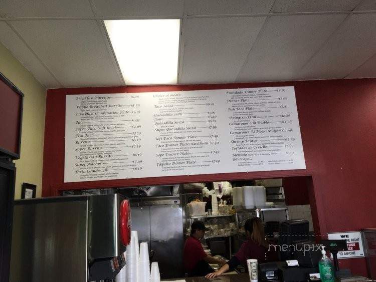 Taqueria El Tapatio - Burbank, CA menu_pic