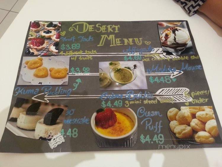 Lin's Wonderland Tearoom - Rowland Heights, CA menu_pic