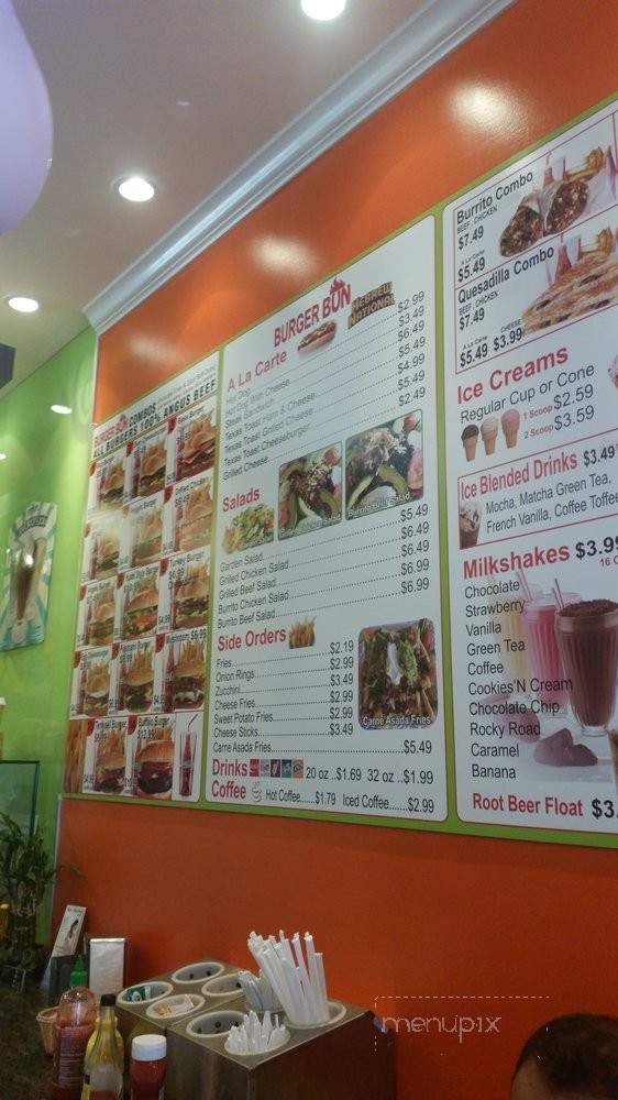 Burger Bun - Glendale, CA menu_pic