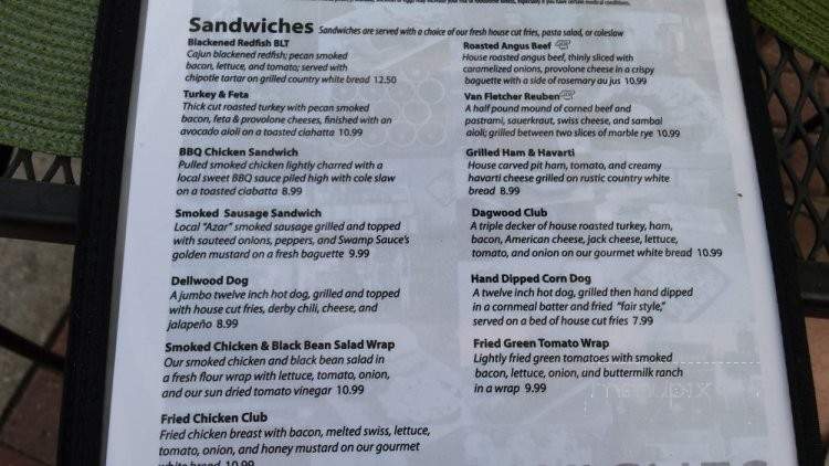 Derby on Park - Jacksonville, FL menu_pic