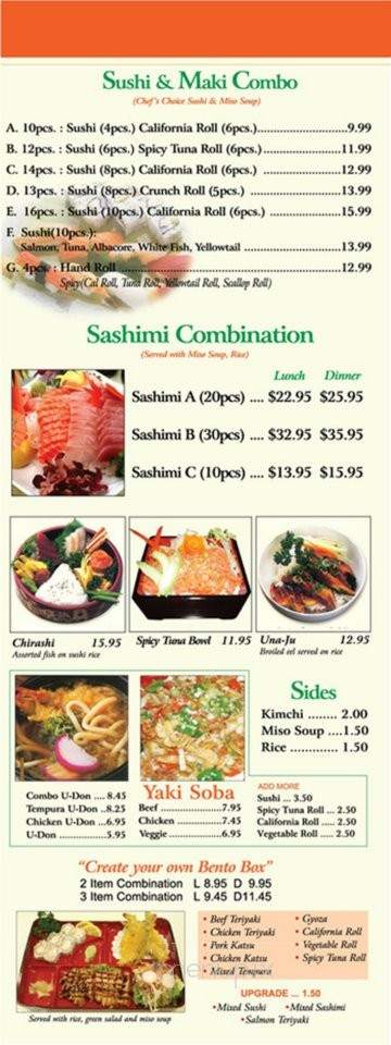 Mika Sushi Roll & Teriyaki - Garden Grove, CA menu_pic