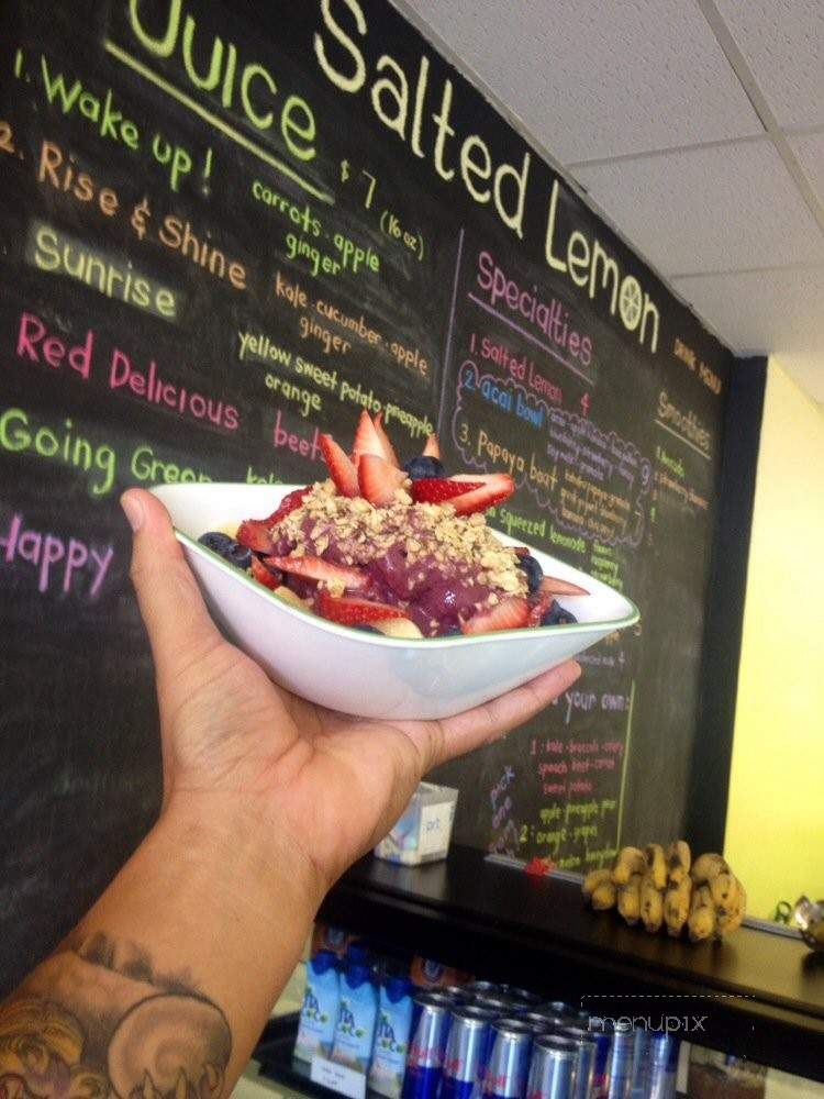 Salted Lemon - Honolulu, HI menu_pic