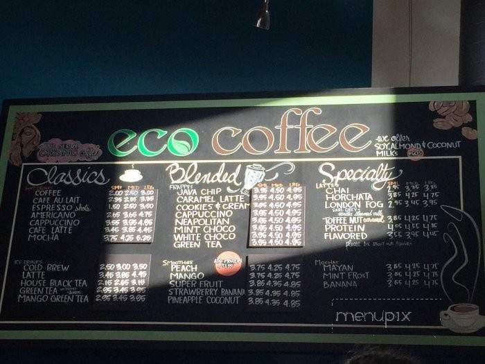 Eco Coffee - Long Beach, CA menu_pic