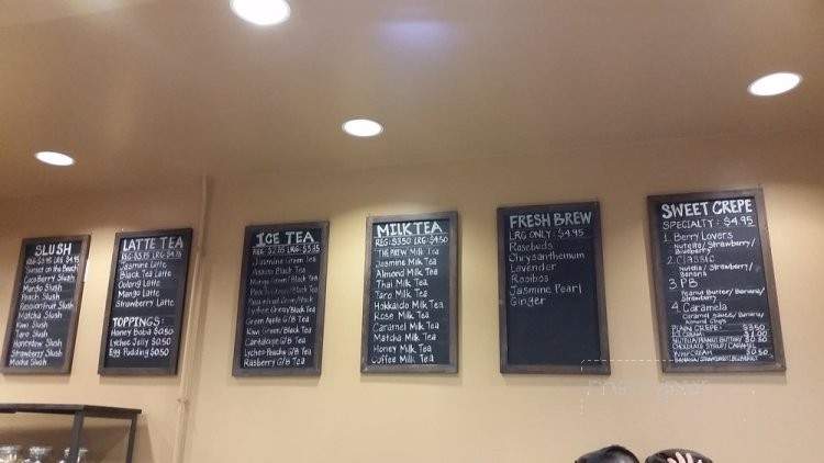 Brew Tea Bar - Las Vegas, NV menu_pic