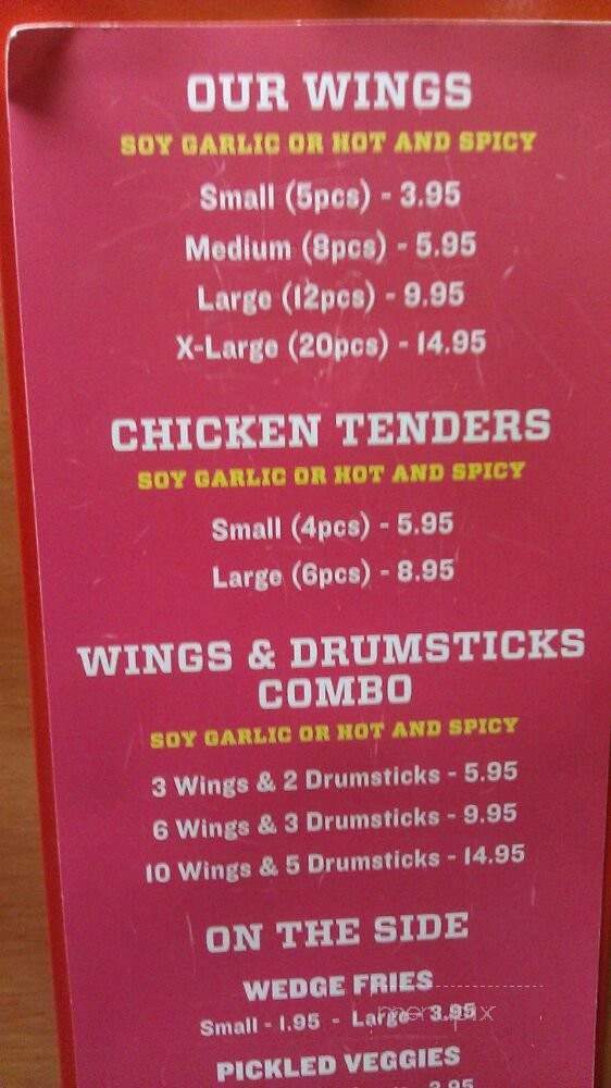 Peck Peck Korean Style Chicken - Teaneck, NJ menu_pic