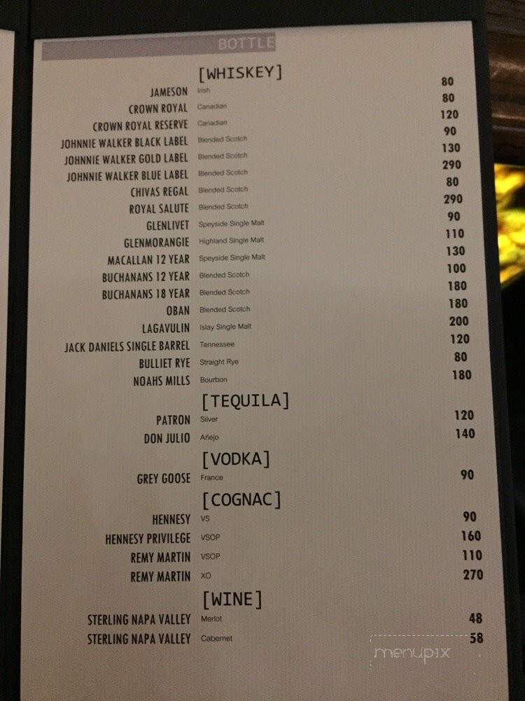 Puzzle Bar - La Mirada, CA menu_pic
