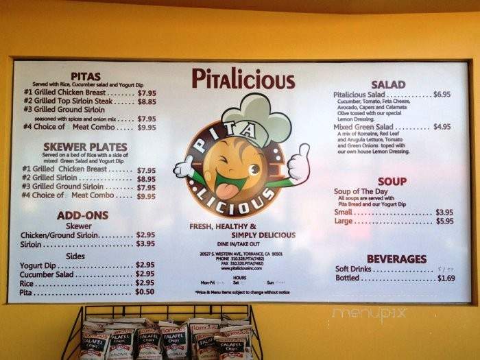 Pitalicious - Torrance, CA menu_pic