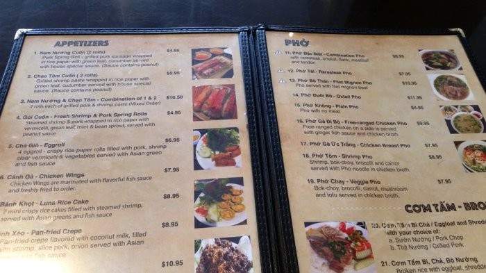 Nem Nuong Bistro - Las Vegas, NV menu_pic