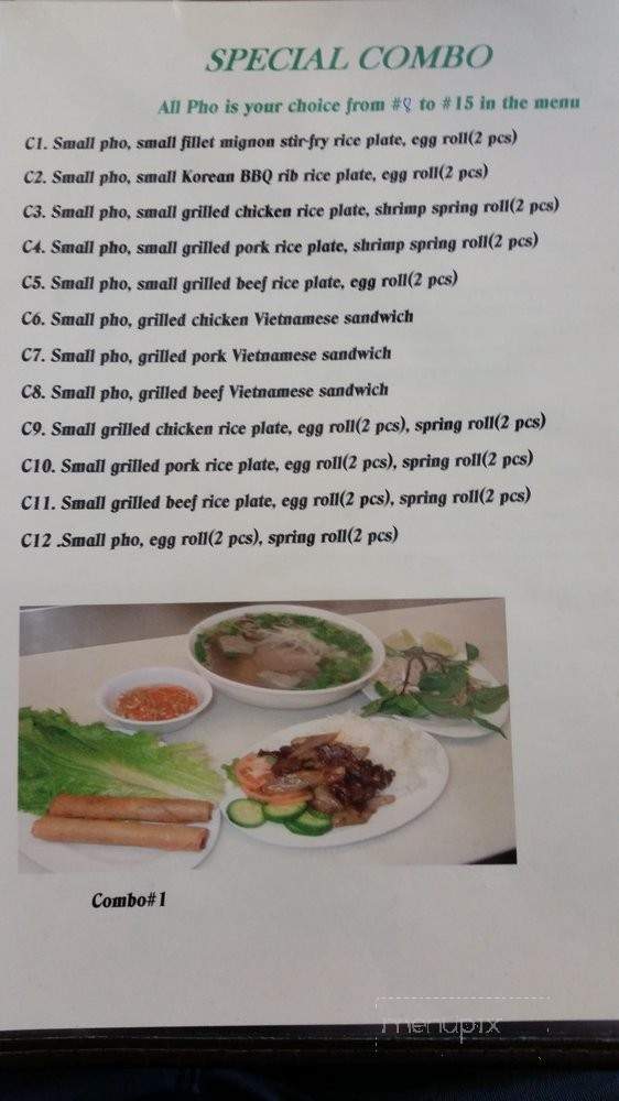 VN DISH - Gardena, CA menu_pic