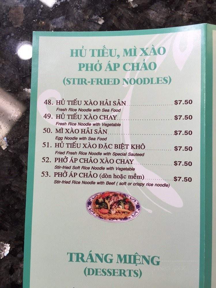 Pho 45 - La Mirada, CA menu_pic