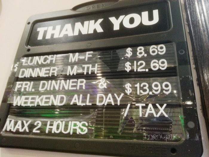 China Great Buffet - El Monte, CA menu_pic