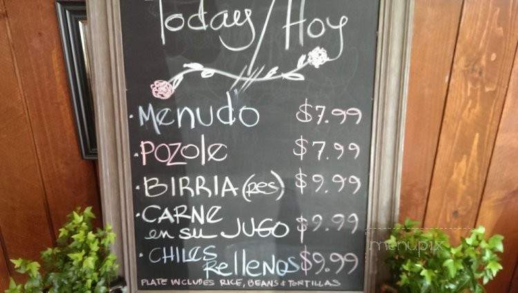 Antojitos Mexicanos Restaurant - Paramount, CA menu_pic