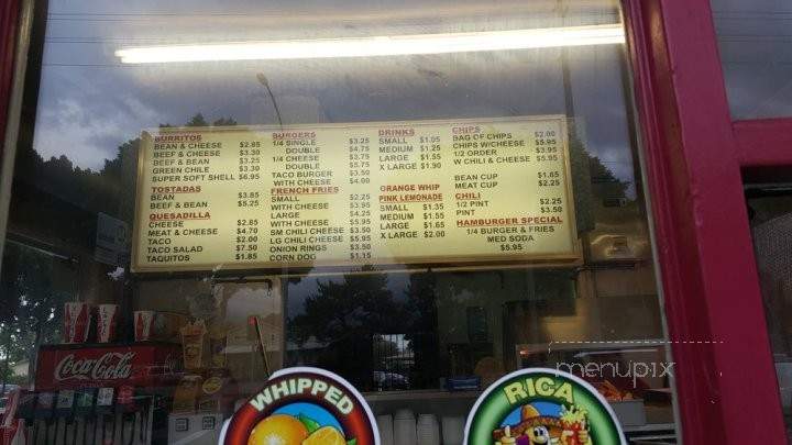Taco Treat - Arcadia, CA menu_pic